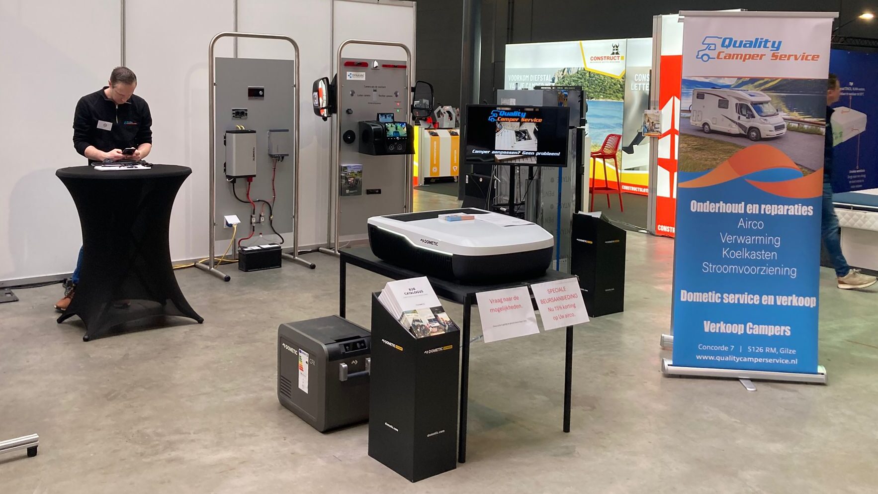 Quality camper service op de beurs!